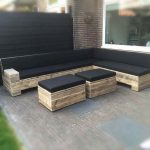 Steigerhouten meubels maken - bouwtekening hoekbank steigerhout